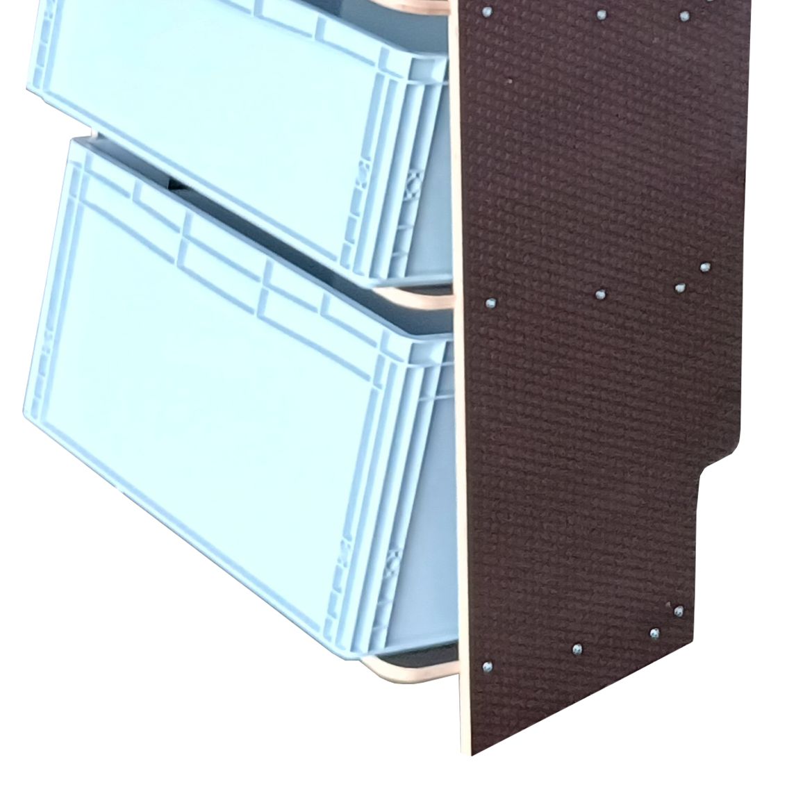 Fahrzeugregal für Euroboxen 600 x 400 mm, Typ 4, ohne Euroboxen