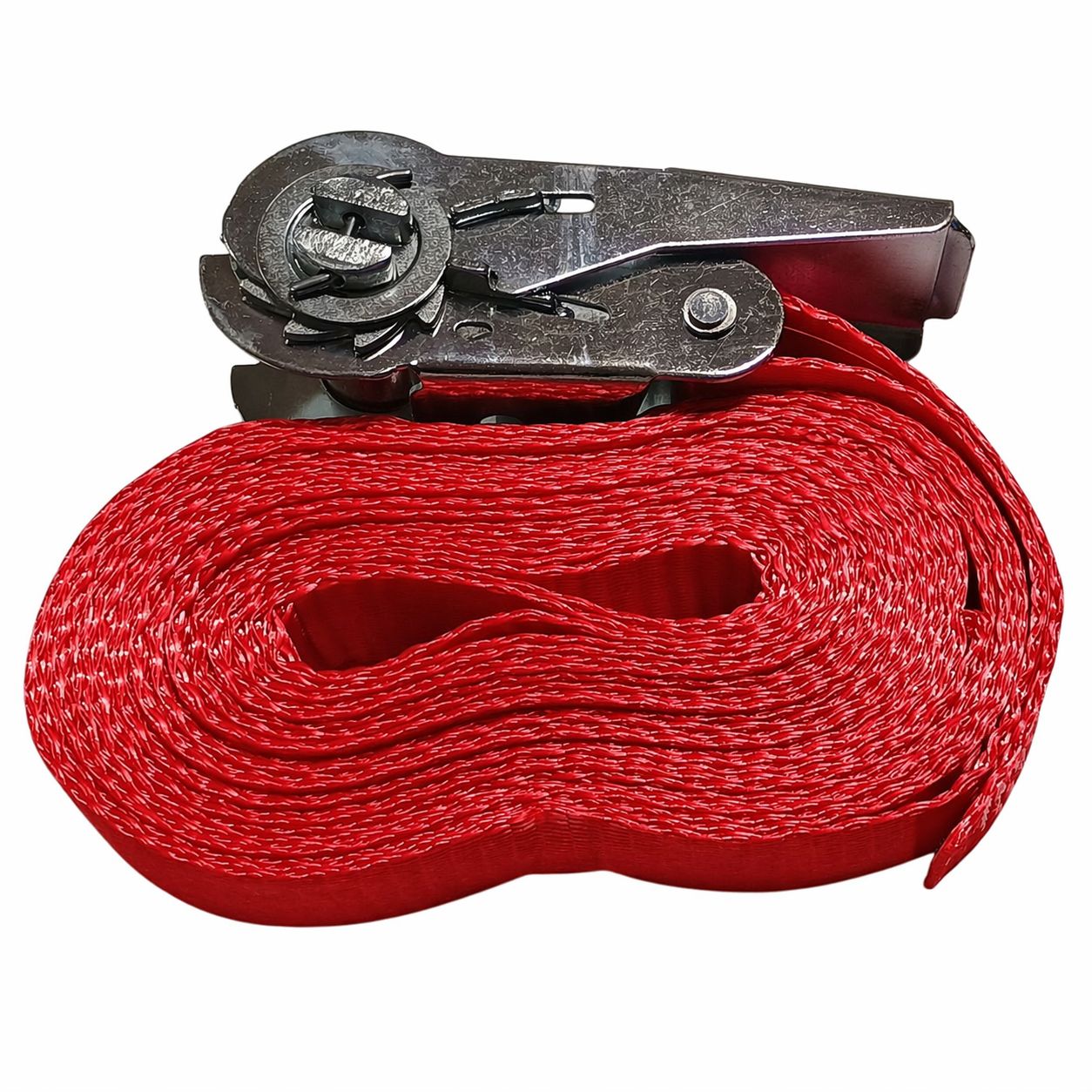 Spanngurt 6m, 1-teilig, LC 800 daN i.d.U., rot, 12-er Set