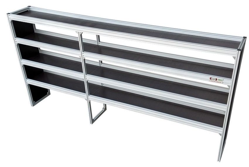 Alu-Fahrzeugregal 2835 x 1296 x 357 mm