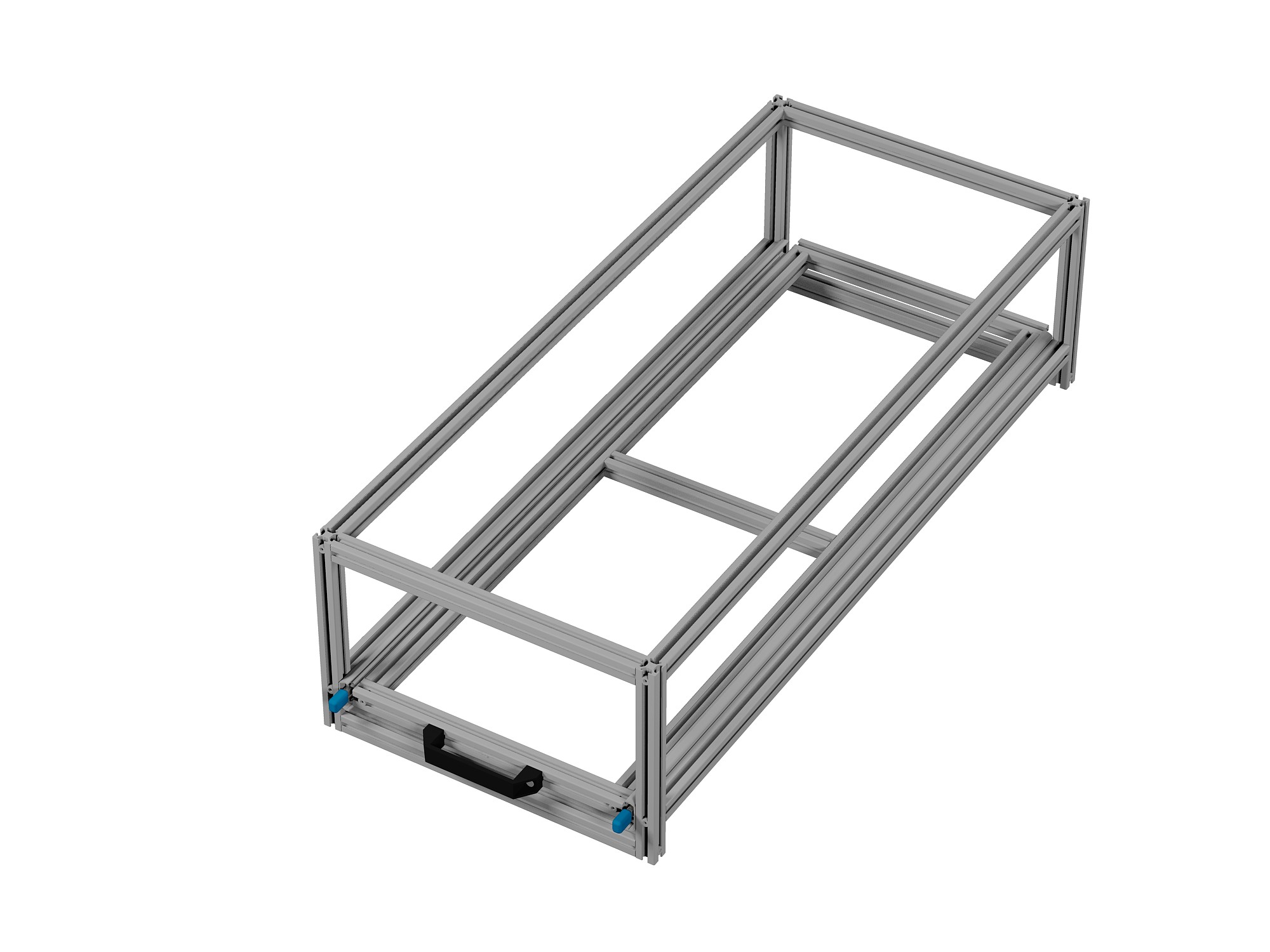 Heckauszug Euroboxen für Camper, Caravan, Wohnmobil & Nutzfahrzeuge, 70 kg Tragkraft, Typ 12, ohne Euroboxen