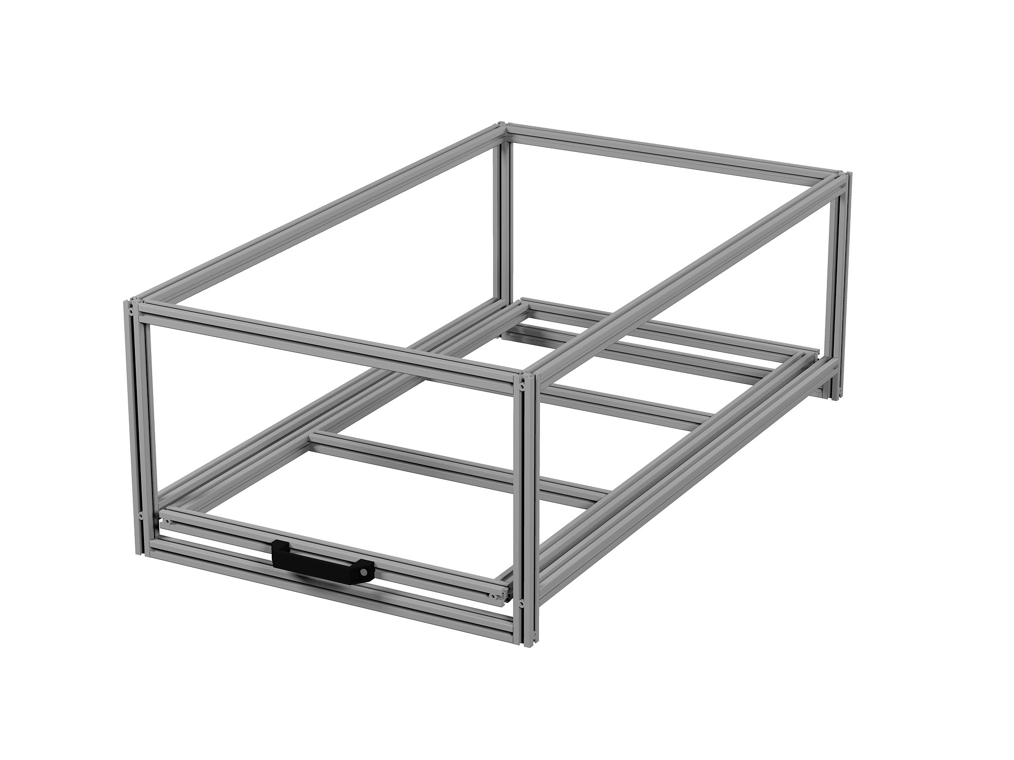 Heckauszug 600 x 1200 mm Euroboxen für Camper, Caravan, Wohnmobil & Nutzfahrzeuge, 70 kg Tragkraft, Typ 43, ohne Euroboxen