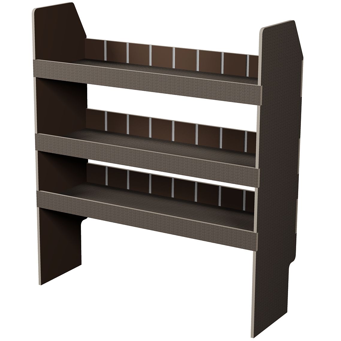 Fahrzeugregal 1000 x 1150 x 350 mm, für Einstecktrennwände, 340 mm Bodenfreiheit