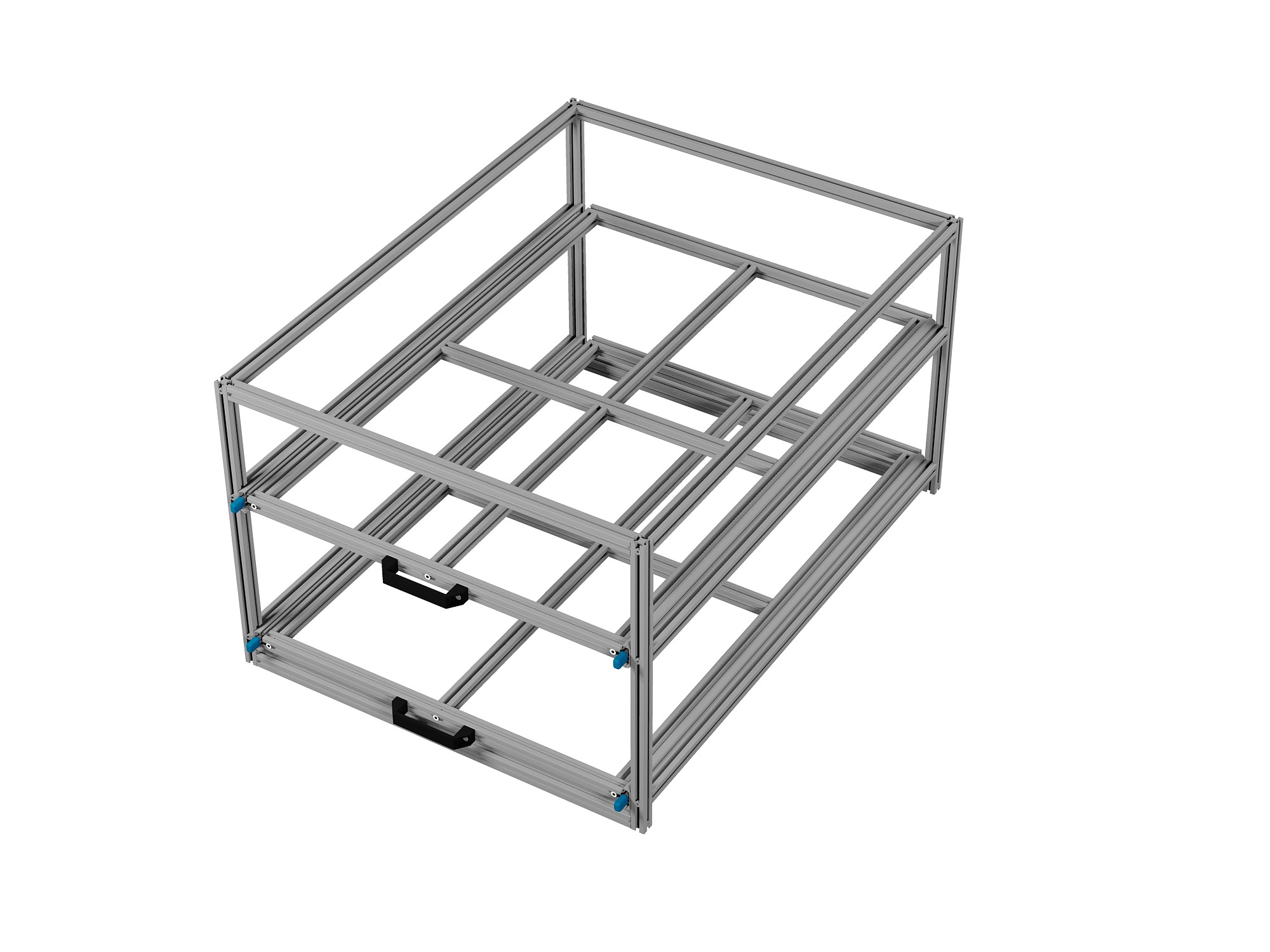 Heckauszug 800 x 1200 mm Euroboxen für Camper, Caravan, Wohnmobil & Nutzfahrzeuge, 220 kg Tragkraft, Typ 35, mit Euroboxen, Bestückung 1