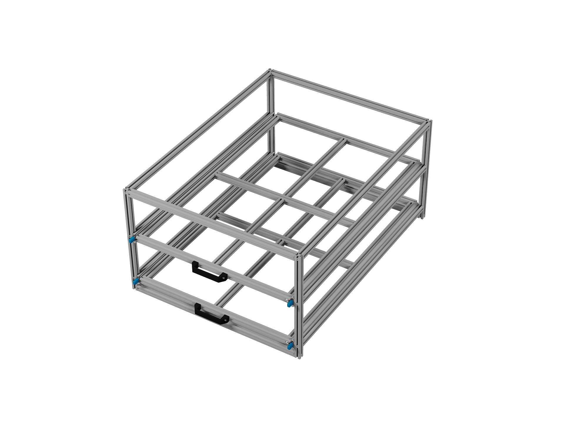 Heckauszug 800 x 1200 mm Euroboxen für Camper, Caravan, Wohnmobil & Nutzfahrzeuge, 220 kg Tragkraft, Typ 31, mit Euroboxen, Bestückung 1