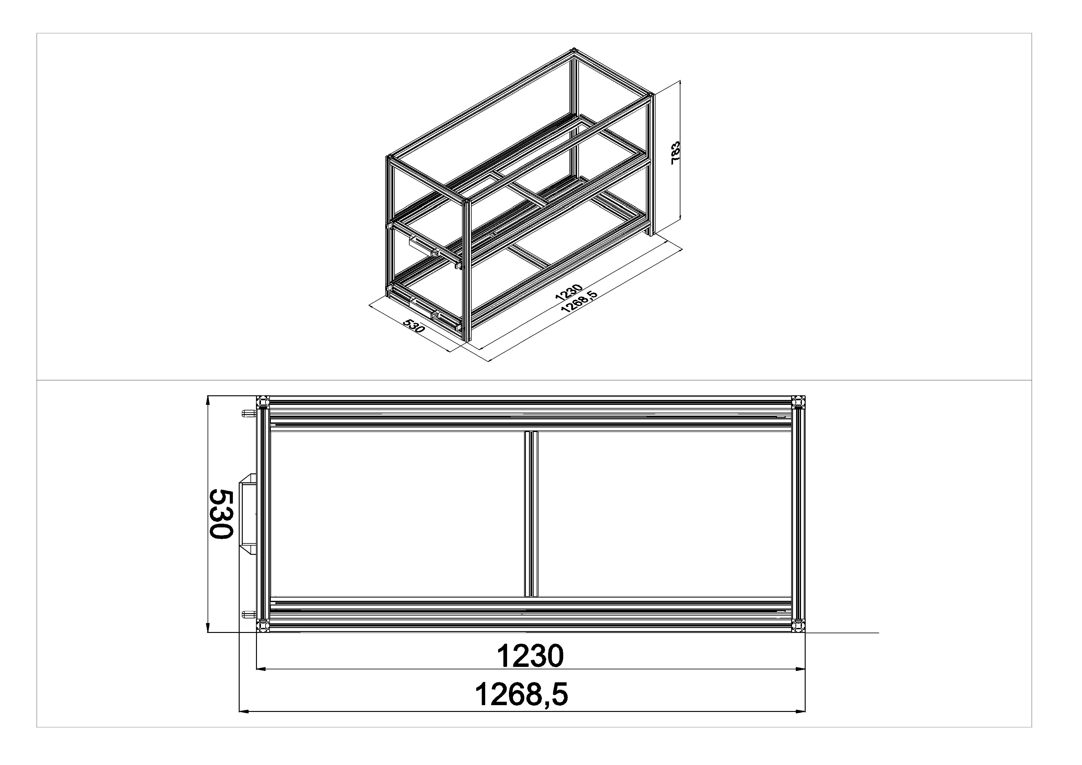 Heckauszug Euroboxen für Camper, Caravan, Wohnmobil & Nutzfahrzeuge, 70 kg Tragkraft, Typ 3, mit Euroboxen, Bestückung 3