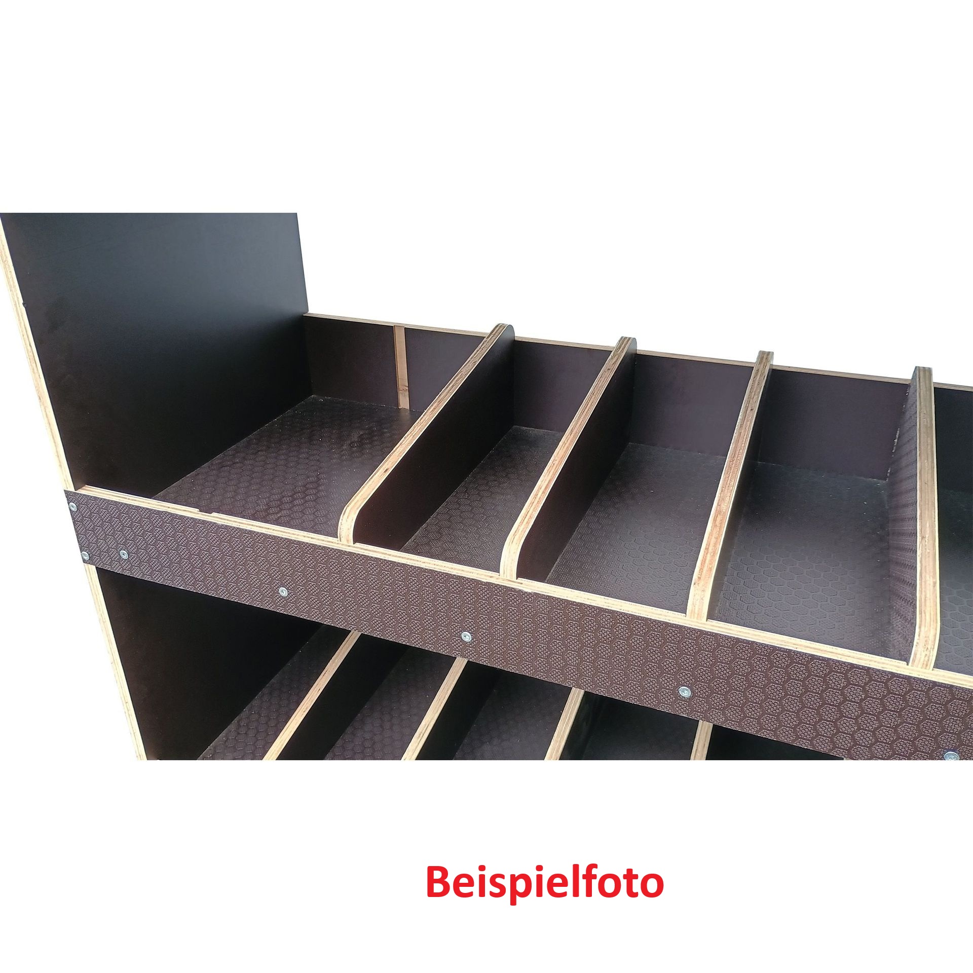 Fahrzeugregal 1000 x 1150 x 350 mm, für Einstecktrennwände, 340 mm Bodenfreiheit