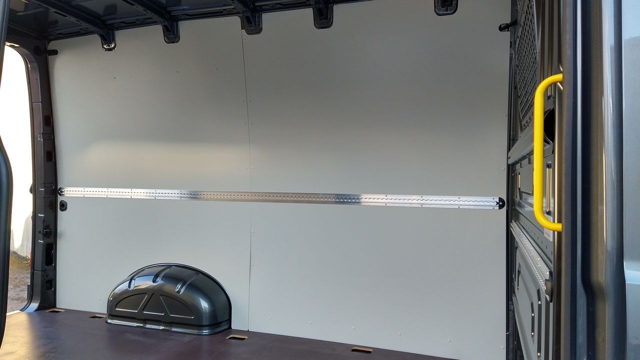 Airlineschiene allsafe Standard mit Flansch, 971 mm, vorgebohrt