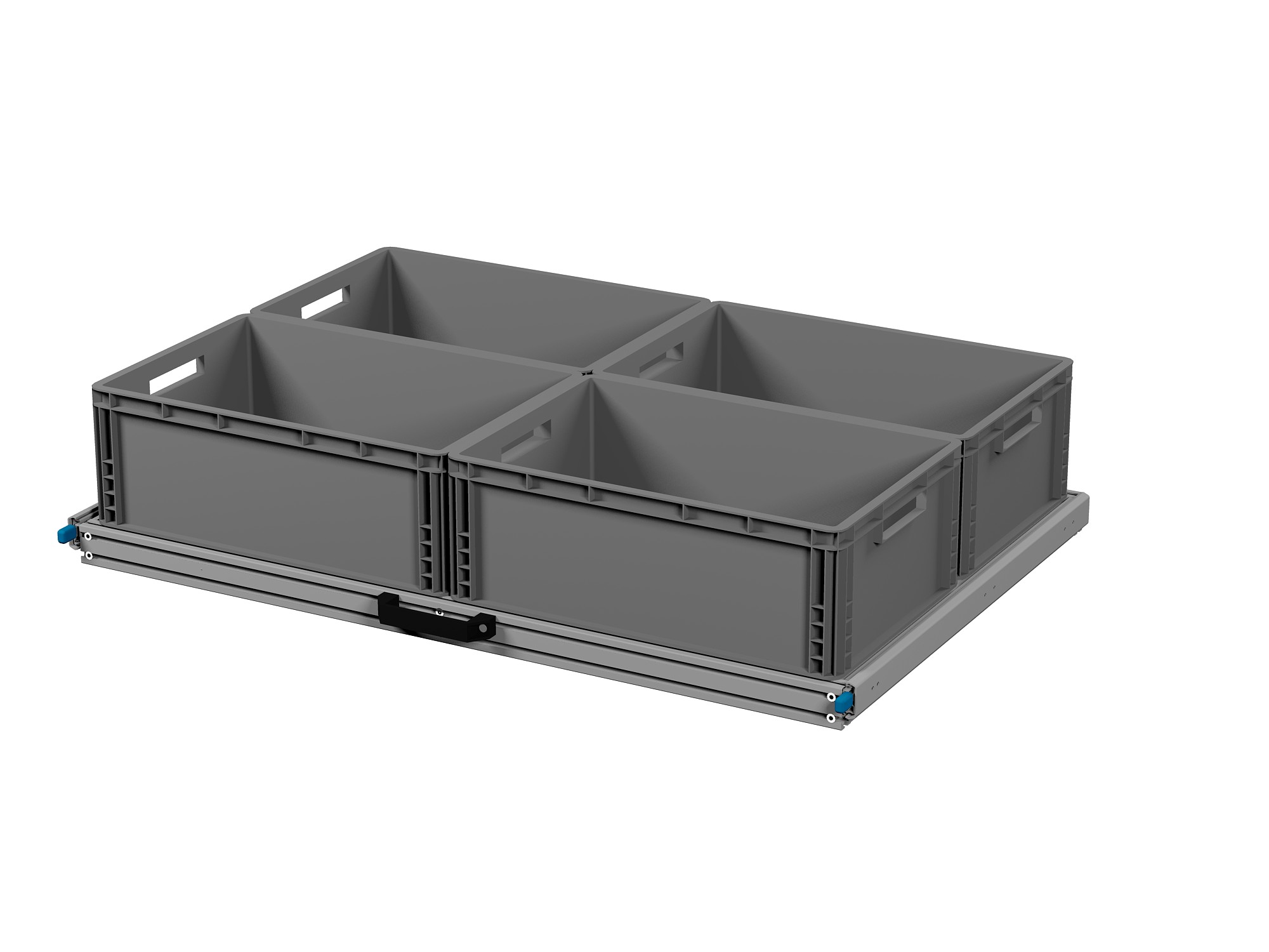 Heckauszug 1200 x 800 Euroboxen für Camper, Caravan, Wohnmobil & Nutzfahrzeuge, 70 kg Tragkraft