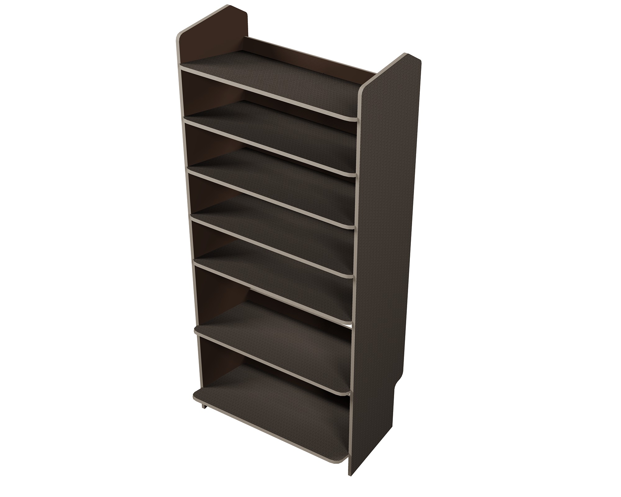 Fahrzeugregal für Euroboxen 600 x 400 mm, Typ 1, mit Euroboxen