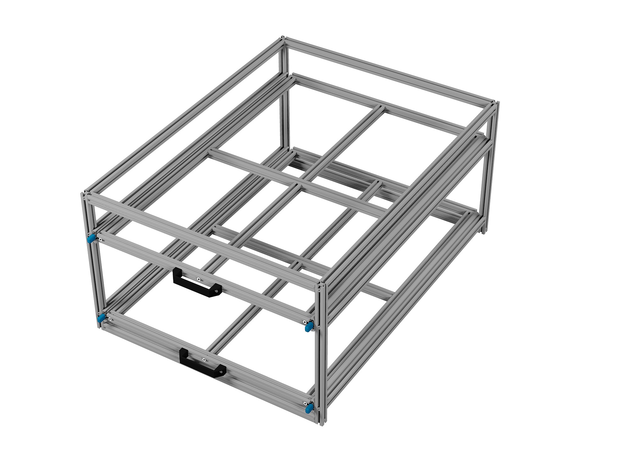 Heckauszug 800 x 1200 mm Euroboxen für Camper, Caravan, Wohnmobil & Nutzfahrzeuge, 220 kg Tragkraft, Typ 34, ohne Euroboxen