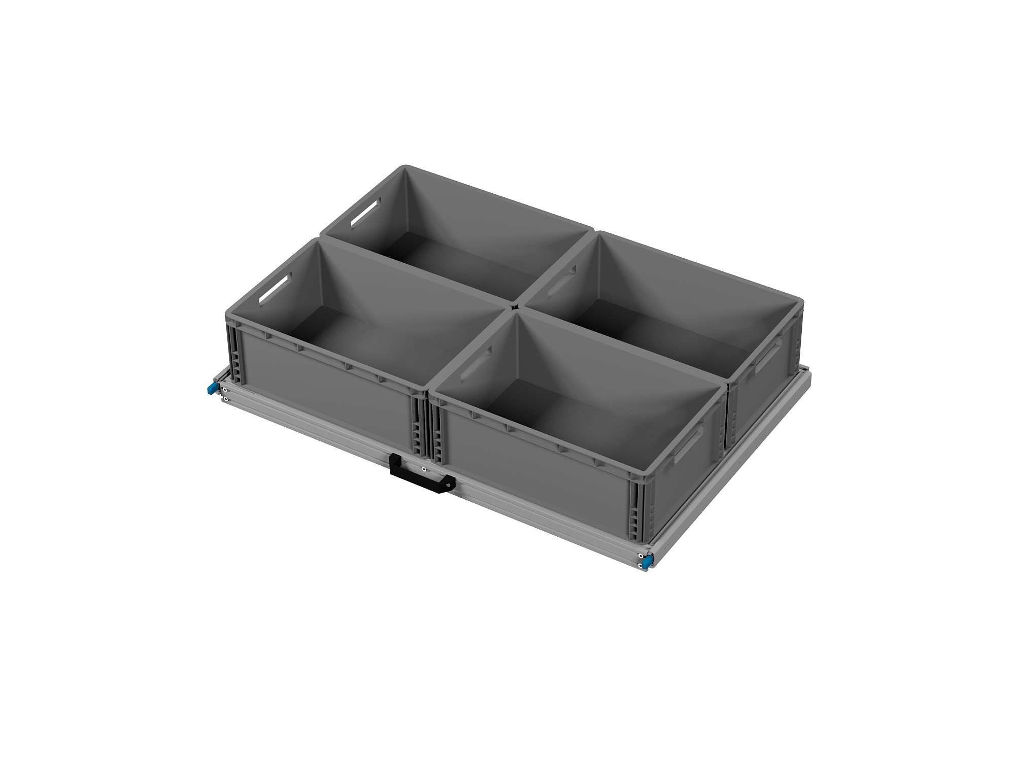 Heckauszug 1200 x 800 Euroboxen für Camper, Caravan, Wohnmobil & Nutzfahrzeuge, 70 kg Tragkraft
