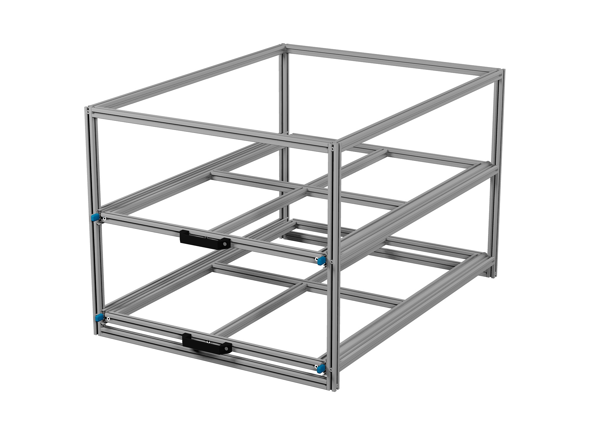 Heckauszug 800 x 1200 mm Euroboxen für Camper, Caravan, Wohnmobil & Nutzfahrzeuge, 220 kg Tragkraft, Typ 36, mit Euroboxen, Bestückung 1