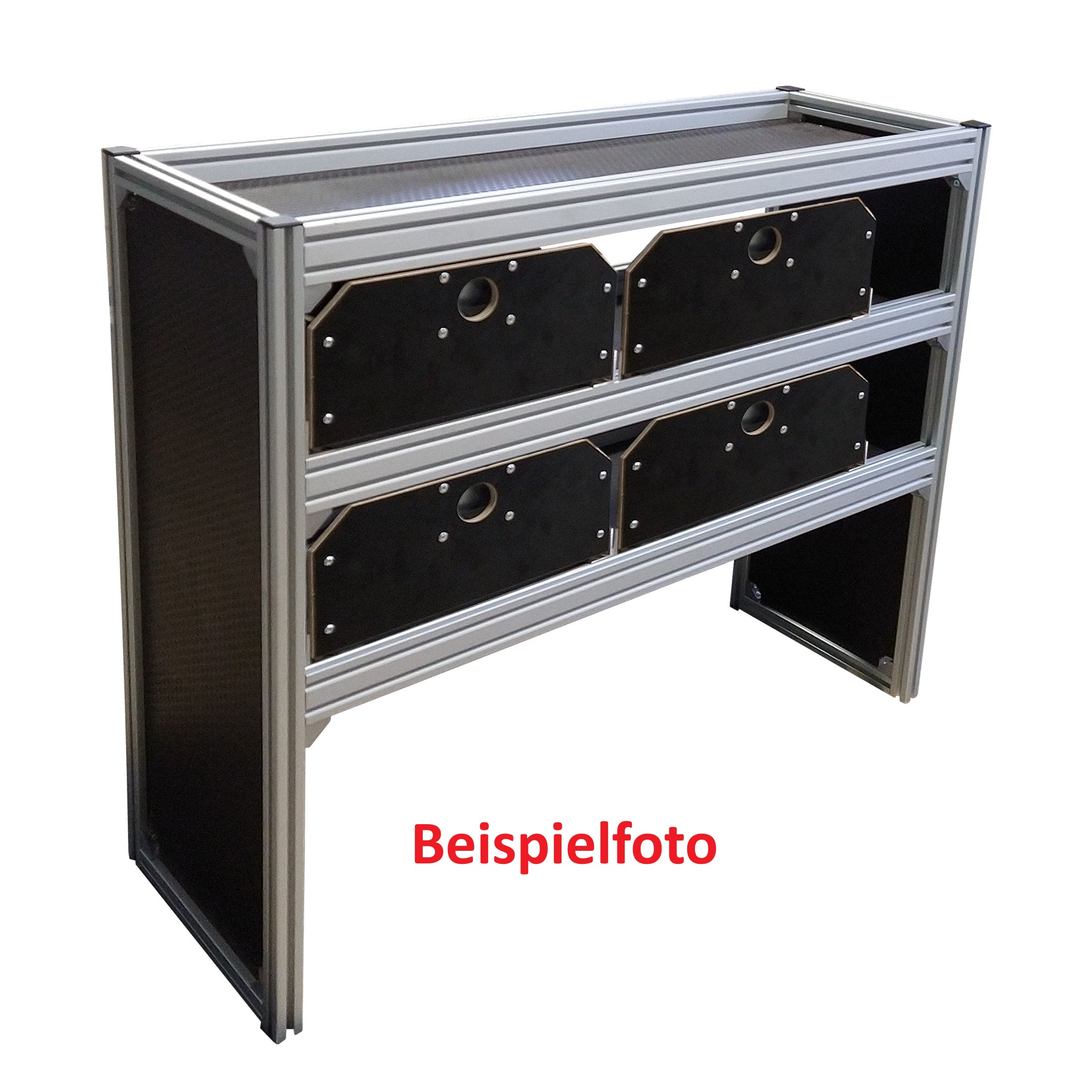 Alu-Fahrzeugregal 1150 x 920 x 357 mm