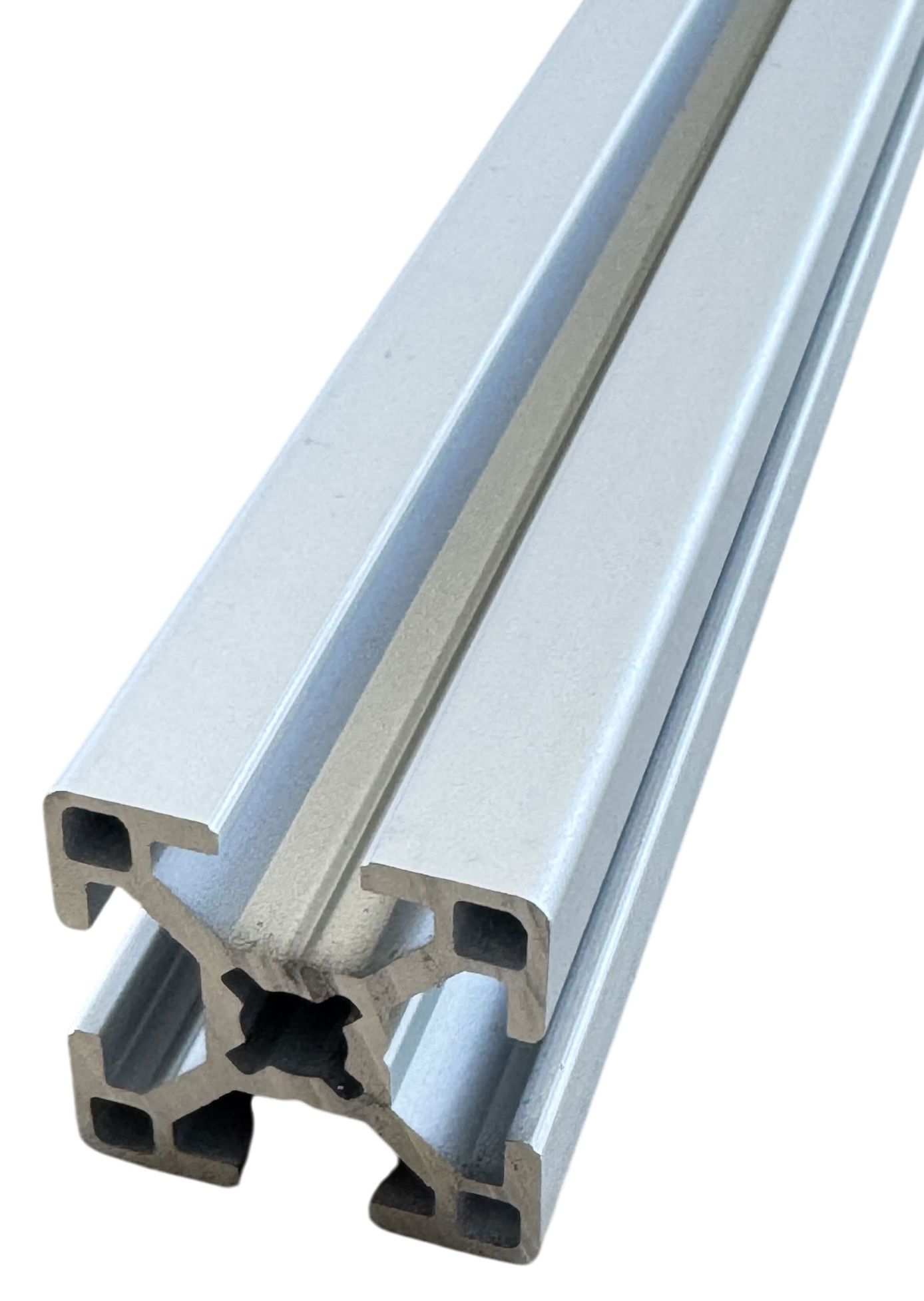 Aluprofil 30 x 30 mm, Nut 8, Typ B (Bosch-kompatibel), eloxiert, 2000 mm