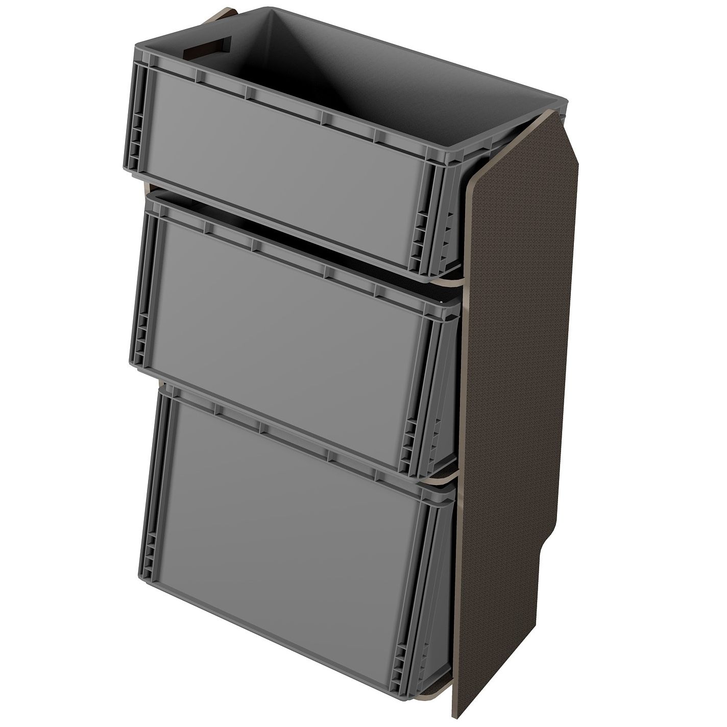 Fahrzeugregal für Euroboxen 600 x 400 mm, Typ 6, ohne Euroboxen