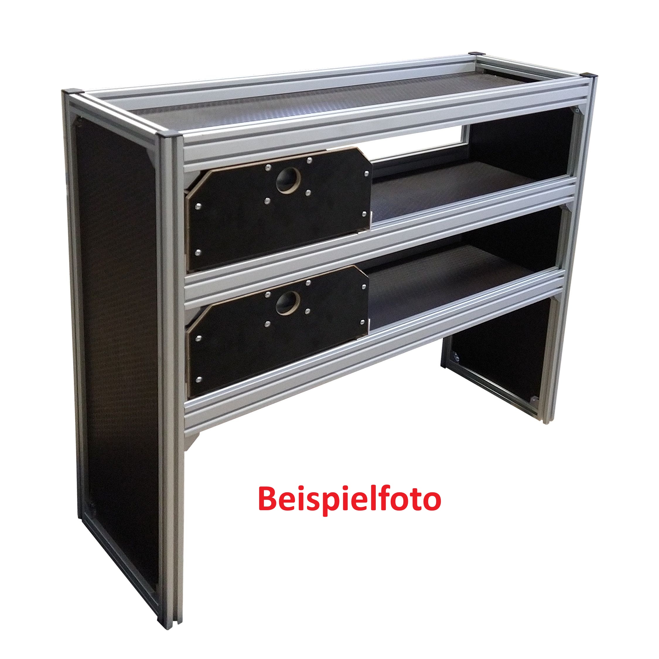 Alu-Fahrzeugregal 1150 x 920 x 357 mm