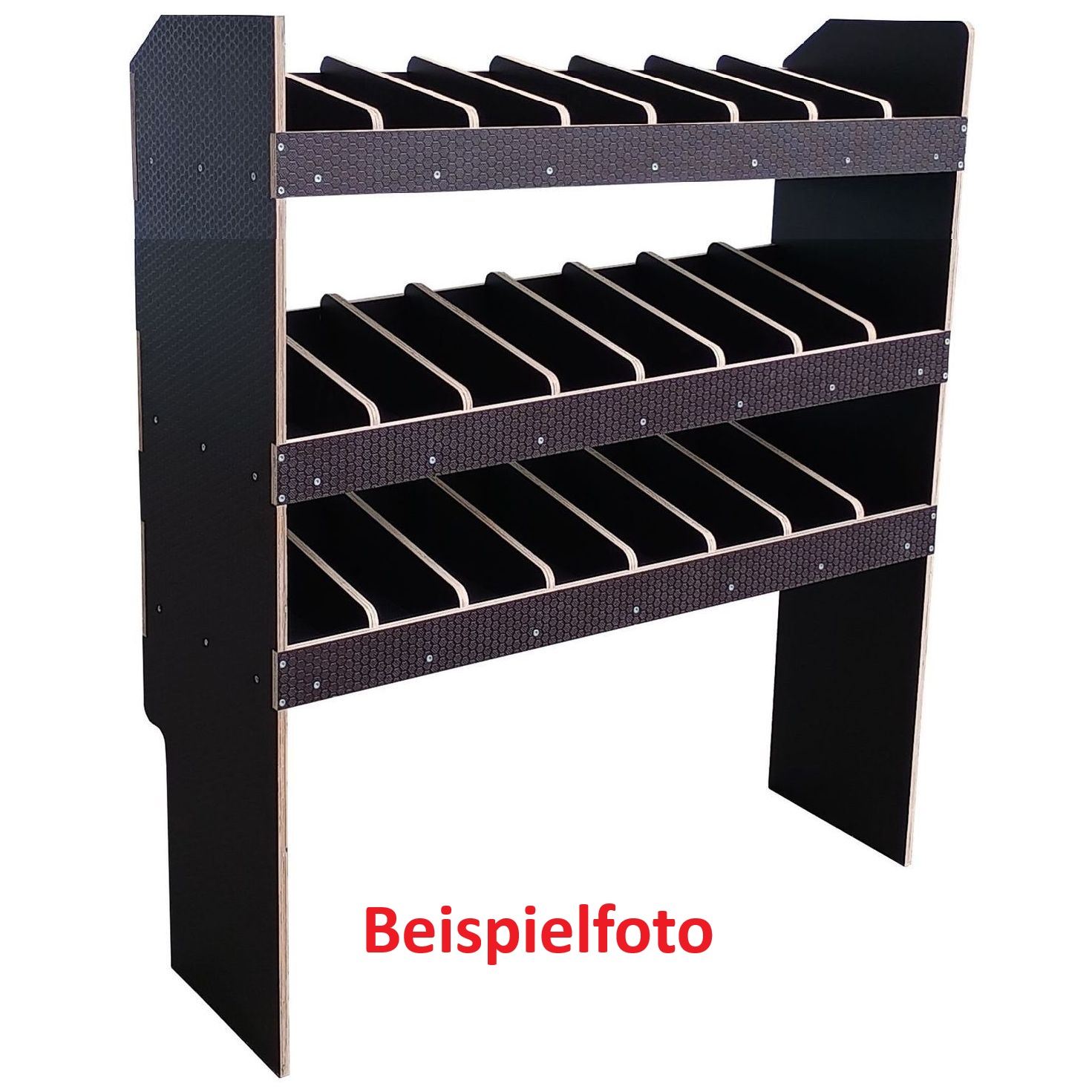 Fahrzeugregal 700 x 1150 x  350 mm, für Einstecktrennwände, 340 mm Bodenfreiheit