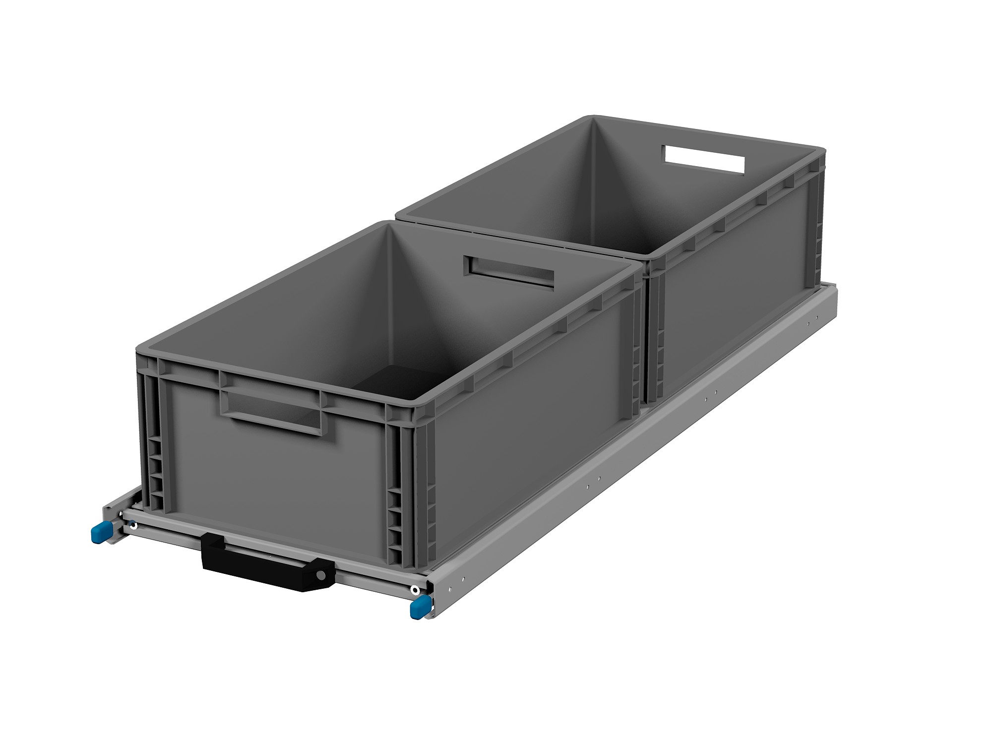 Heckauszug Euroboxen für Camper, Caravan, Wohnmobil & Nutzfahrzeuge, 70 kg Tragkraft