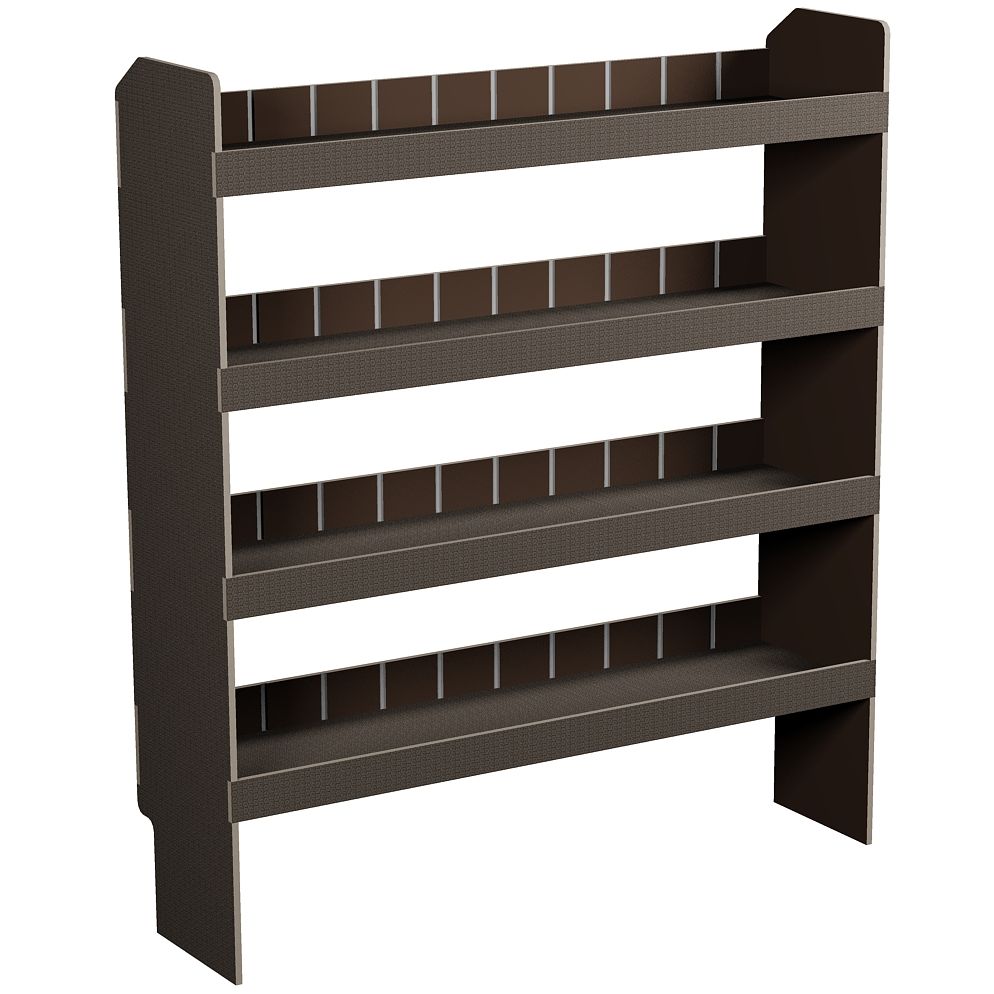 Fahrzeugregal 1450 x 1490 x 350 mm, für Einstecktrennwände, 340 mm Bodenfreiheit