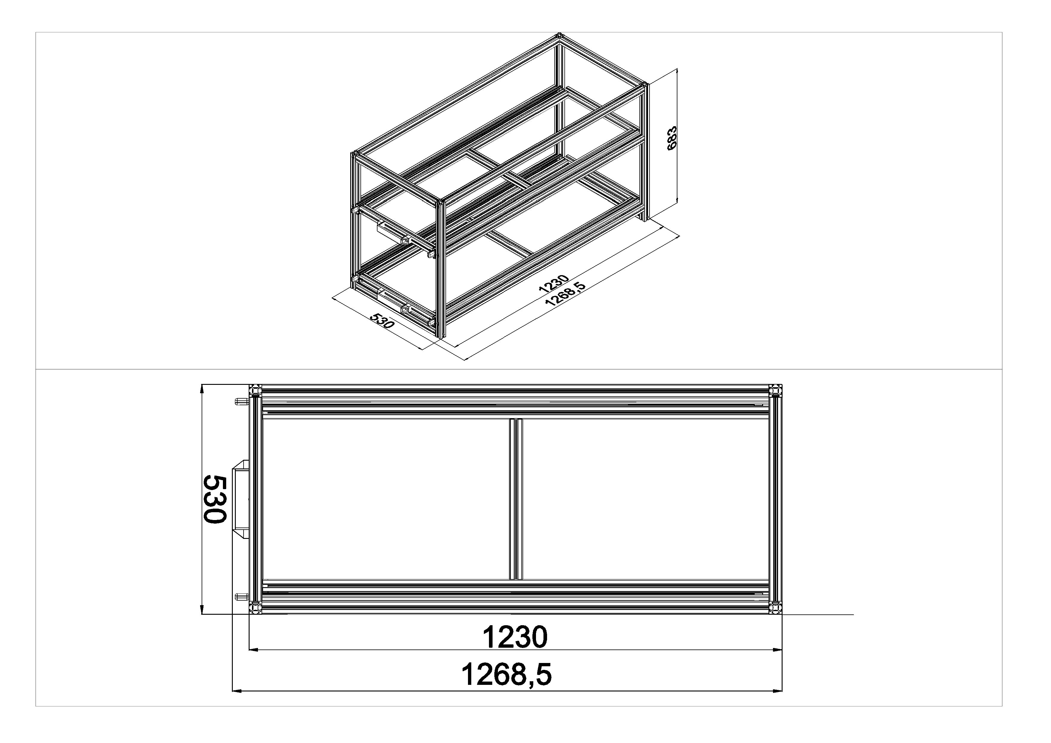 Heckauszug Euroboxen für Camper, Caravan, Wohnmobil & Nutzfahrzeuge, 220 kg Tragkraft, Typ 2, mit Euroboxen, Bestückung 2