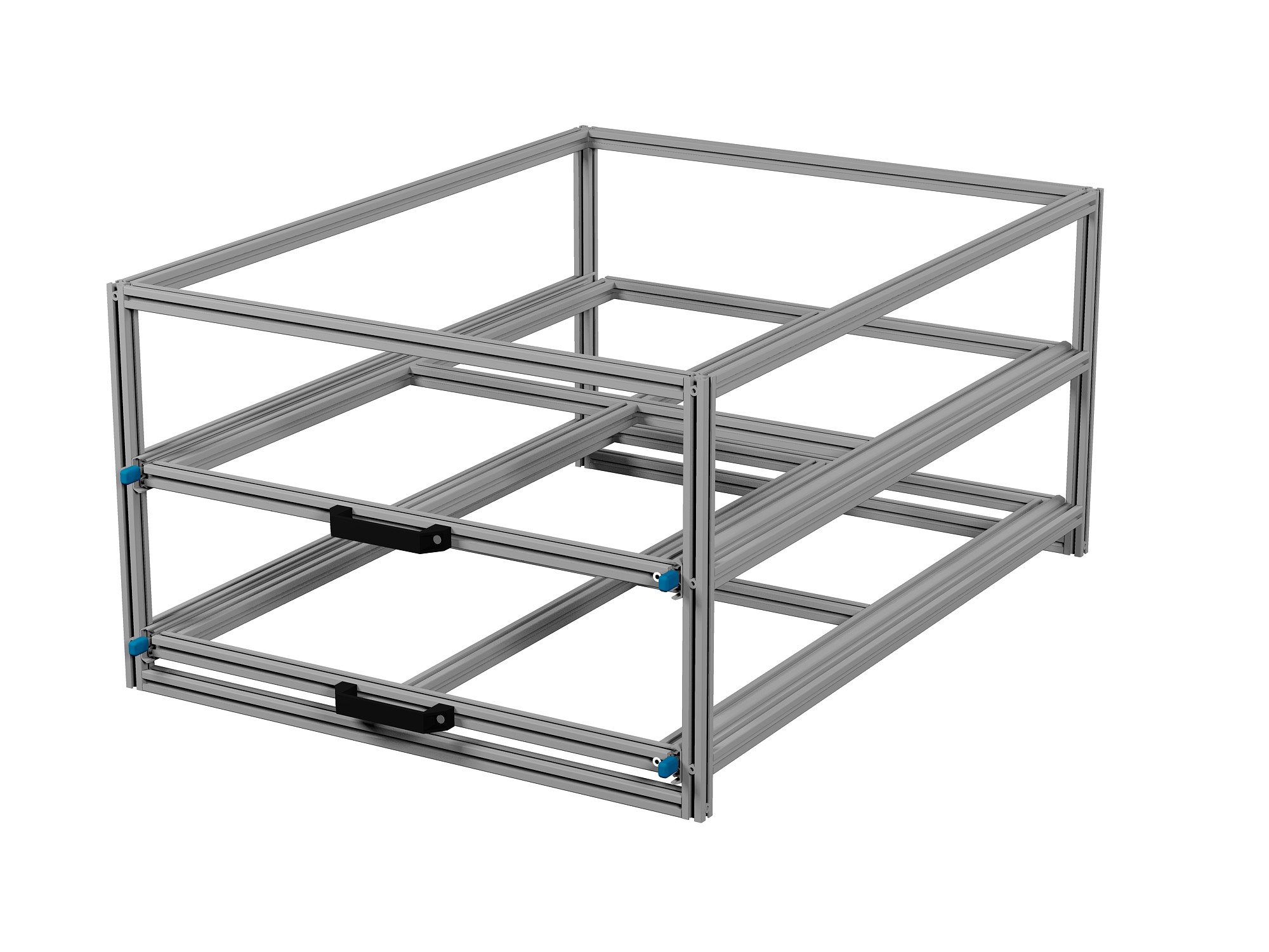 Heckauszug 800 x 1200 mm Euroboxen für Camper, Caravan, Wohnmobil & Nutzfahrzeuge, 220 kg Tragkraft, Typ 31, mit Euroboxen, Bestückung 1