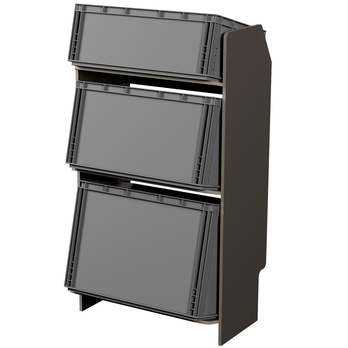 Fahrzeugregal für Euroboxen 600 x 400 mm, Typ 6, ohne Euroboxen