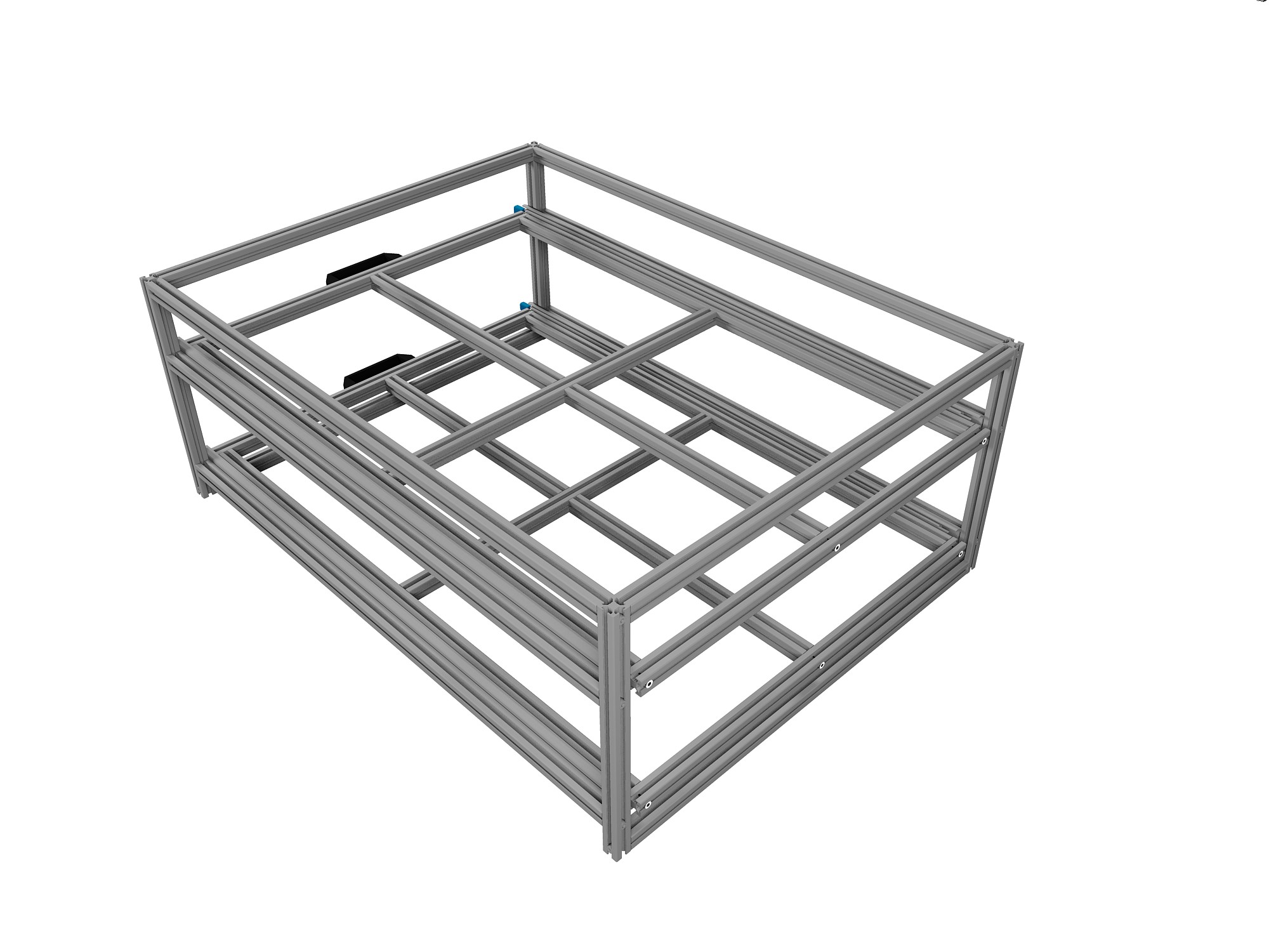 Heckauszug 800 x 1200 mm Euroboxen für Camper, Caravan, Wohnmobil & Nutzfahrzeuge, 220 kg Tragkraft, Typ 33, ohne Euroboxen