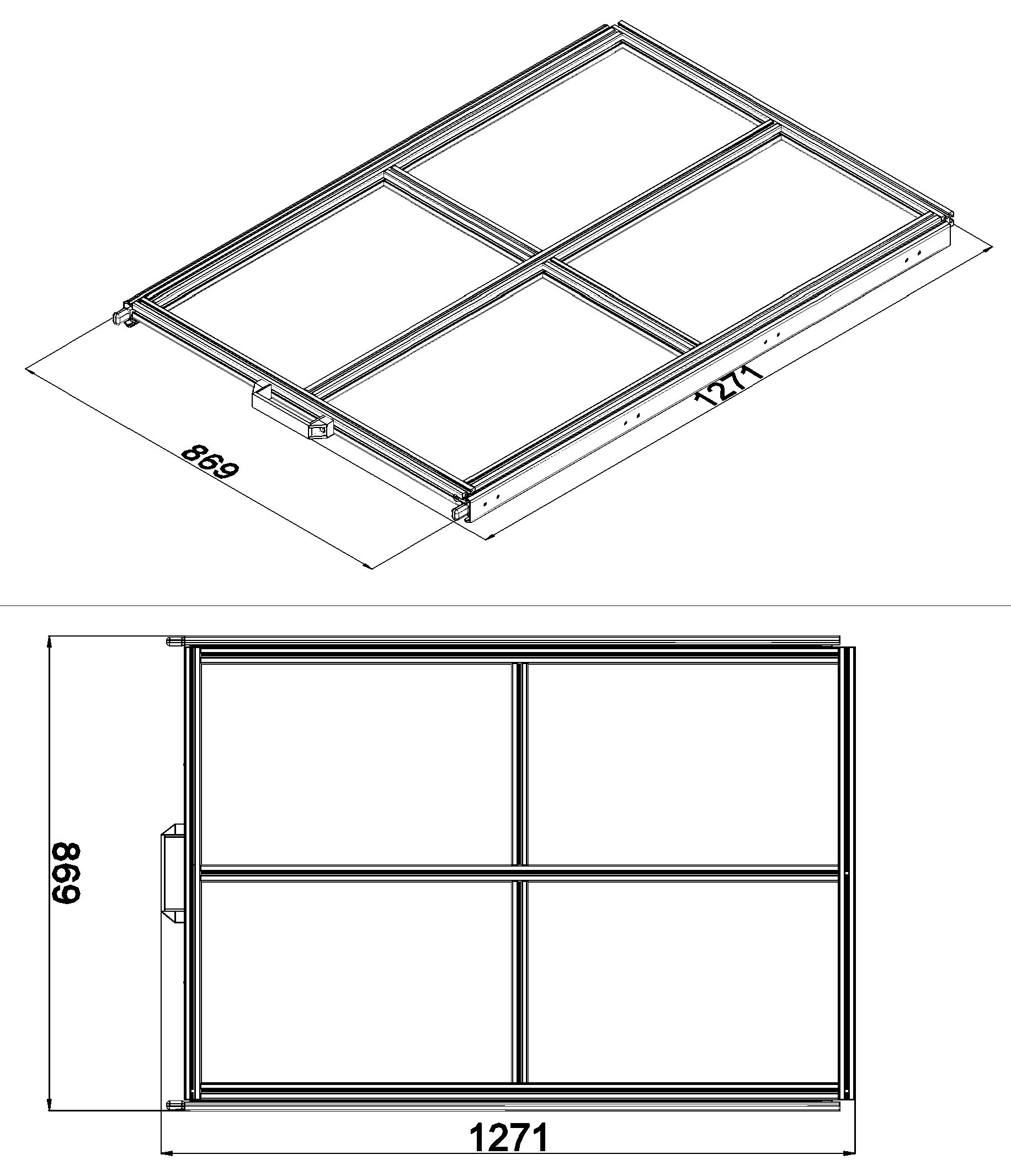Heckauszug Euroboxen für Camper, Caravan, Wohnmobil & Nutzfahrzeuge, 220 kg Tragkraft