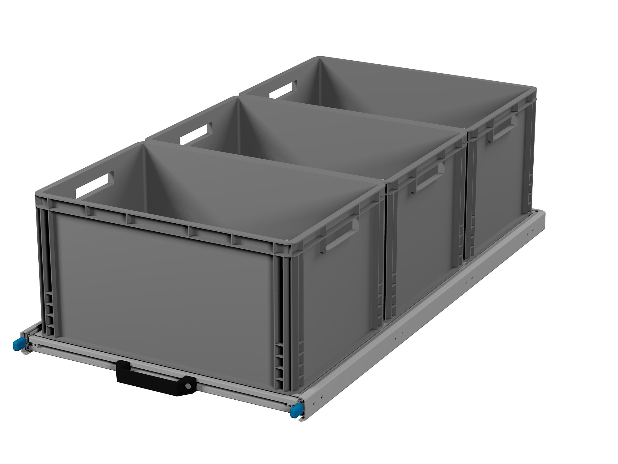 Heckauszug 600 x 1200 mm Euroboxen für Camper, Caravan, Wohnmobil & Nutzfahrzeuge, 70 kg Tragkraft