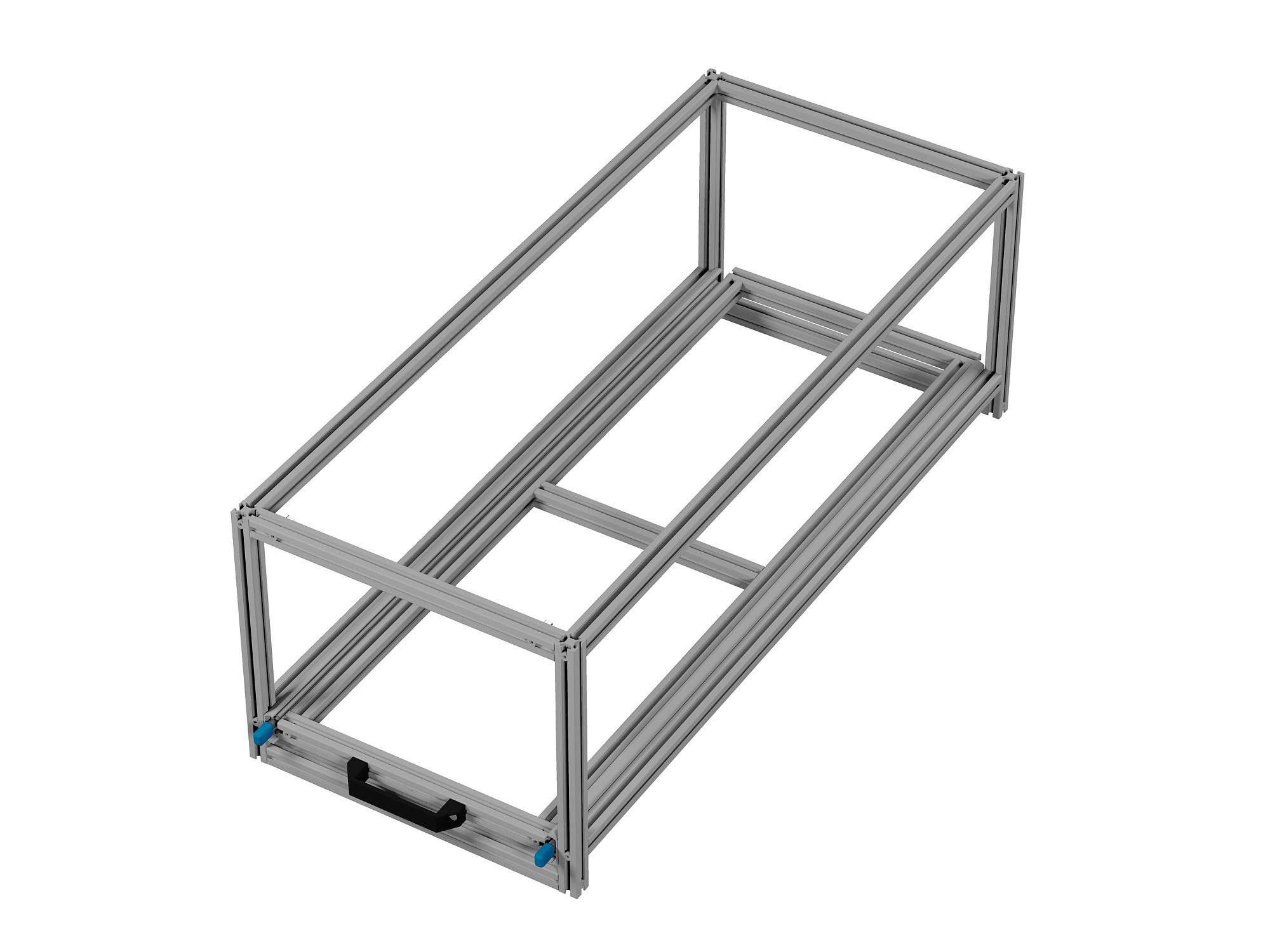 Heckauszug Euroboxen für Camper, Caravan, Wohnmobil & Nutzfahrzeuge, 70 kg Tragkraft, Typ 13, ohne Euroboxen