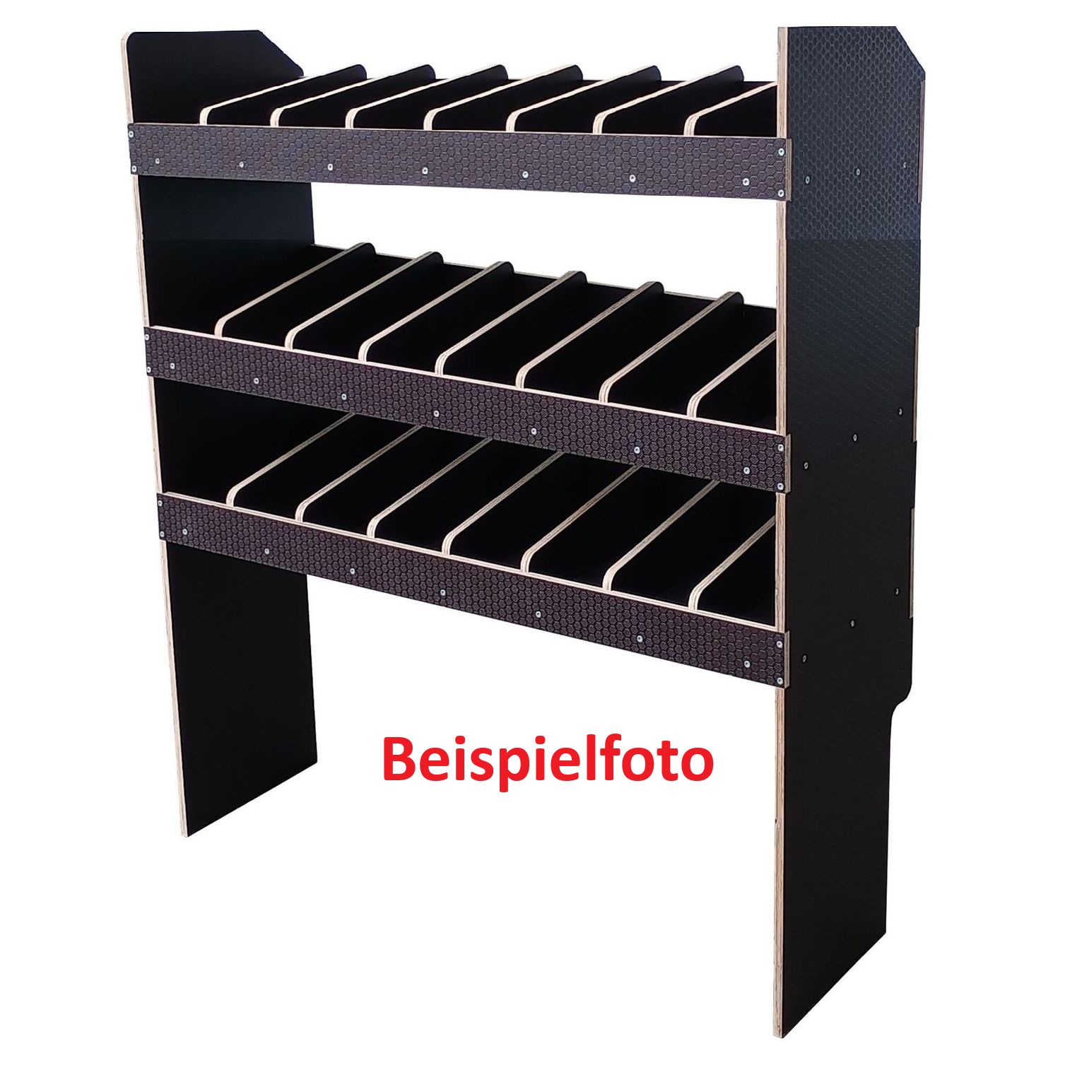 Fahrzeugregal 400 x 1150 x 350 mm, für Einstecktrennwände, 340 mm Bodenfreiheit