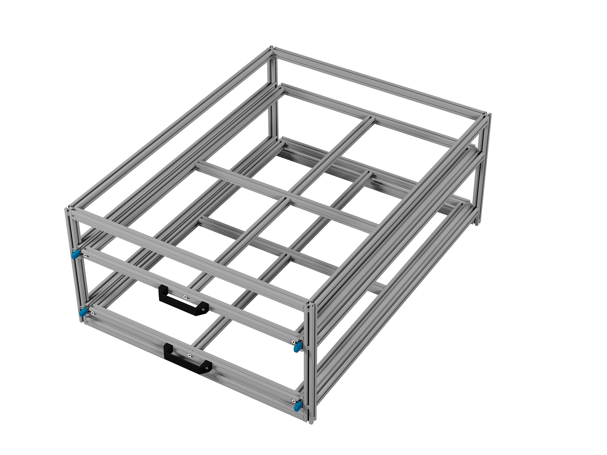 Heckauszug 800 x 1200 mm Euroboxen für Camper, Caravan, Wohnmobil & Nutzfahrzeuge, 220 kg Tragkraft, Typ 33, ohne Euroboxen