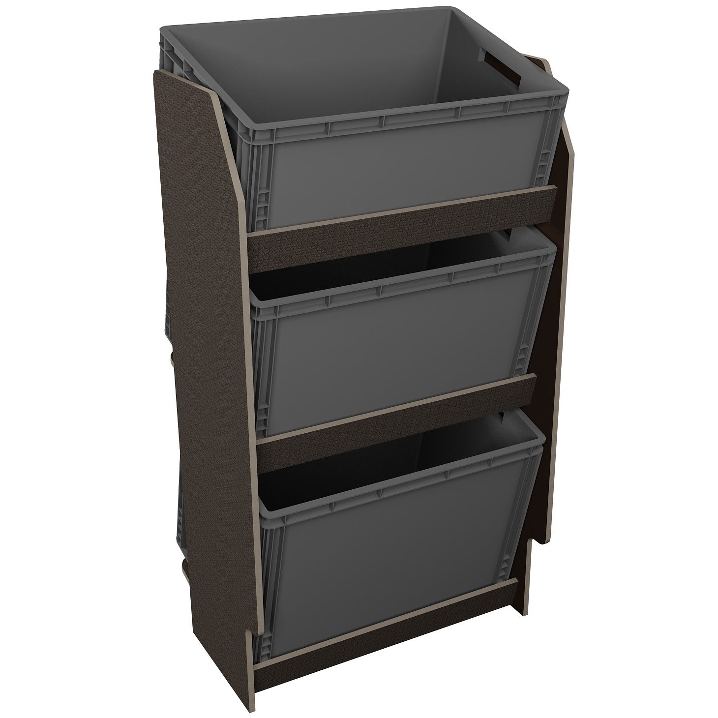 Fahrzeugregal für Euroboxen 600 x 400 mm, Typ 6, ohne Euroboxen