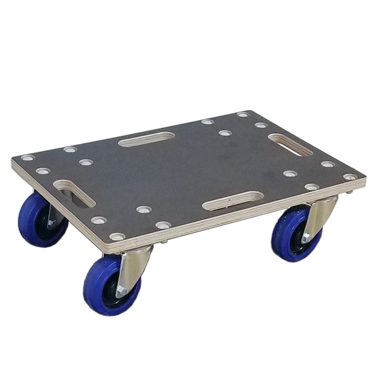 Rollbrett Schwerlast maxi, 800 x 575 mm, vier Lenkrollen mit Stopp