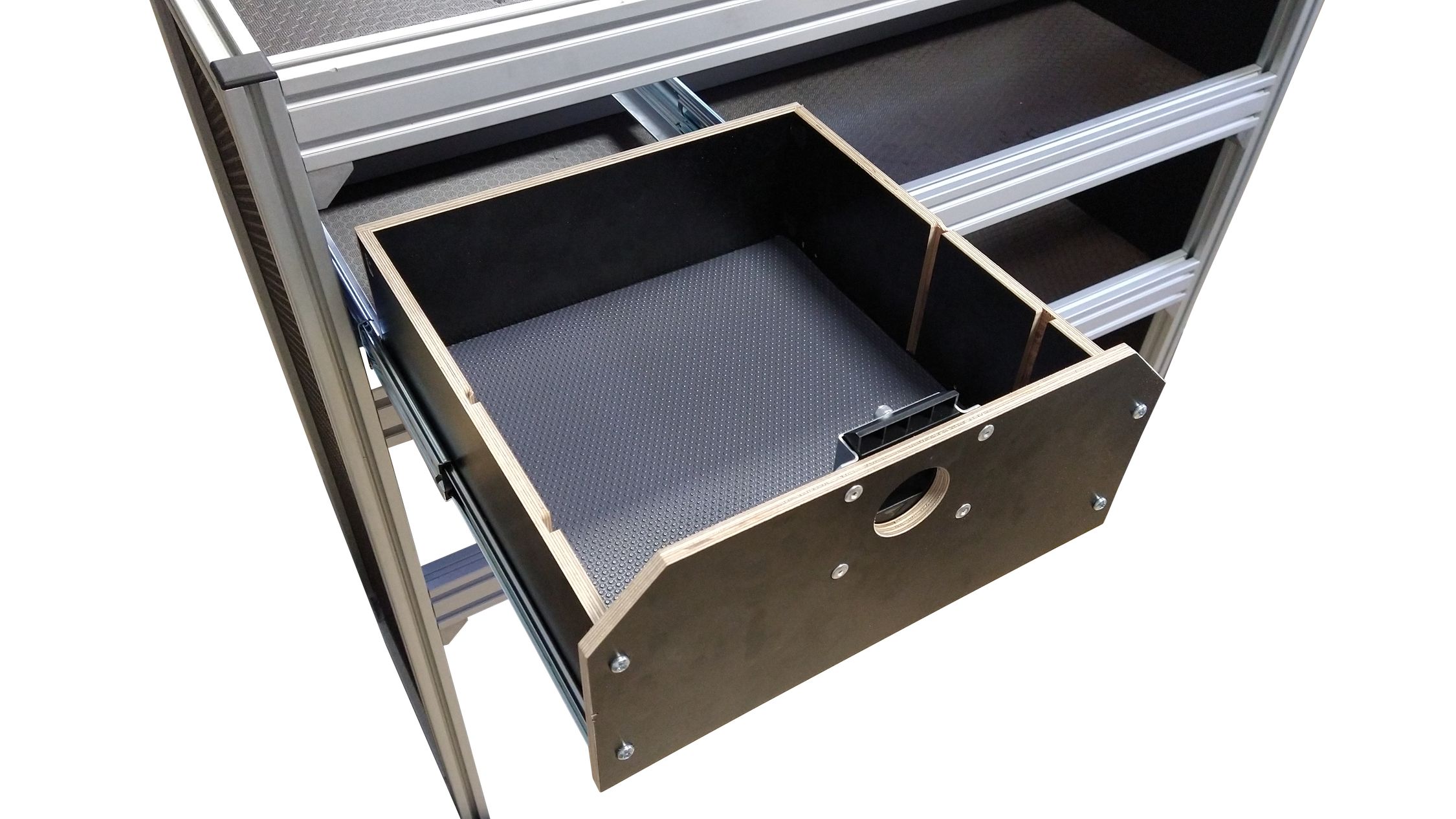 Schublade für Alu-Fahrzeugregale 368 x 226 x 357 mm