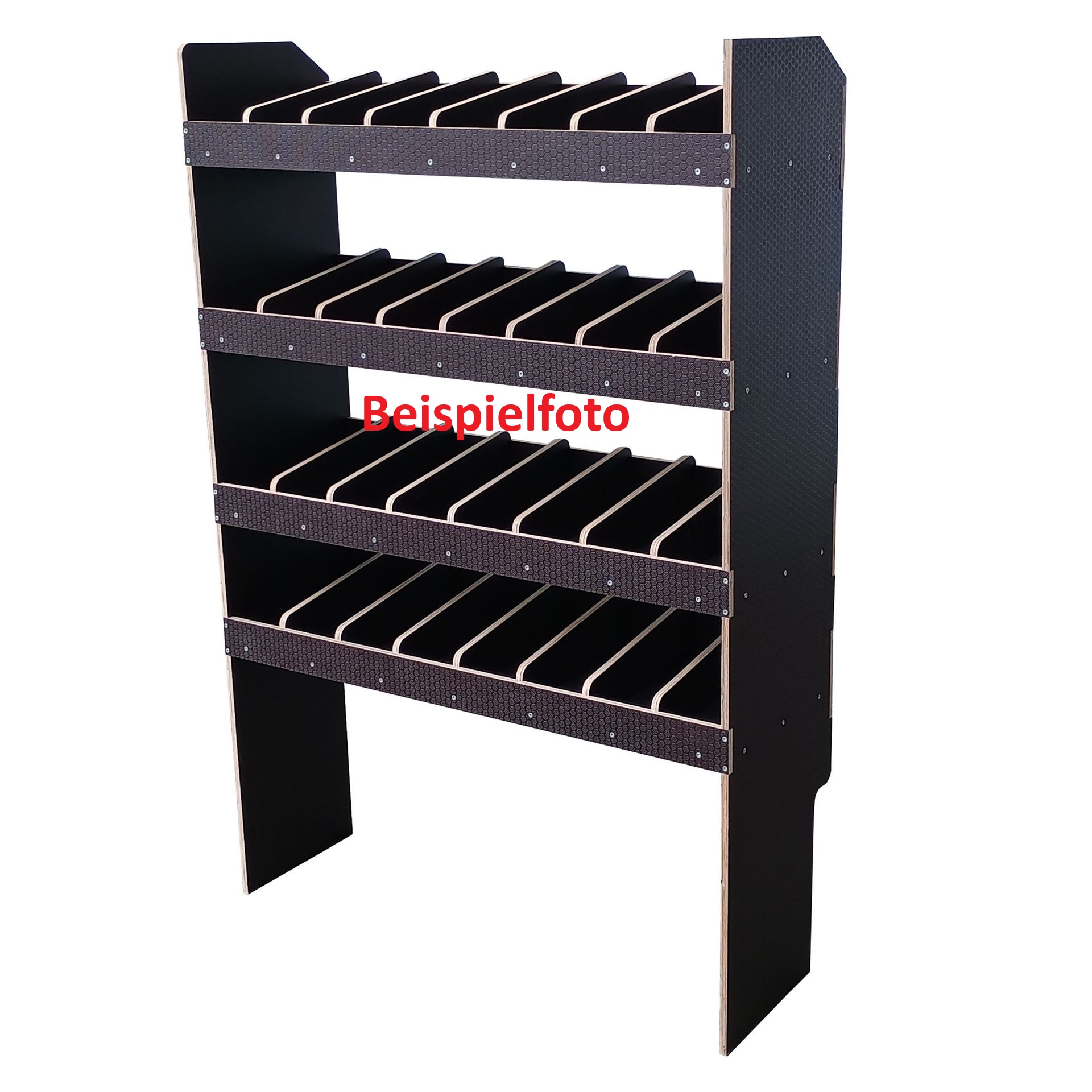 Fahrzeugregal 1300 x 1490 x 350 mm, für Einstecktrennwände, 340 mm Bodenfreiheit