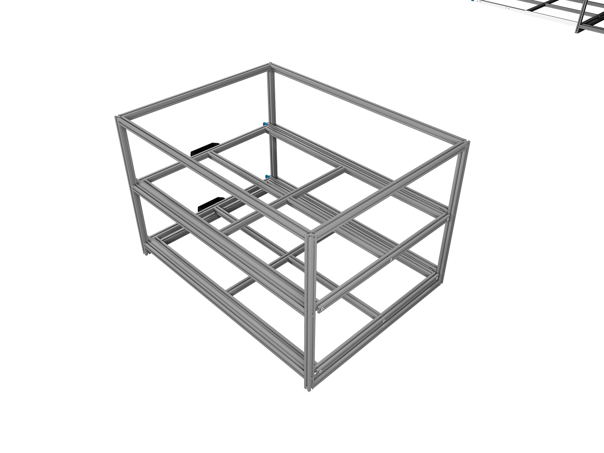 Heckauszug 800 x 1200 mm Euroboxen für Camper, Caravan, Wohnmobil & Nutzfahrzeuge, 220 kg Tragkraft, Typ 36, mit Euroboxen, Bestückung 1