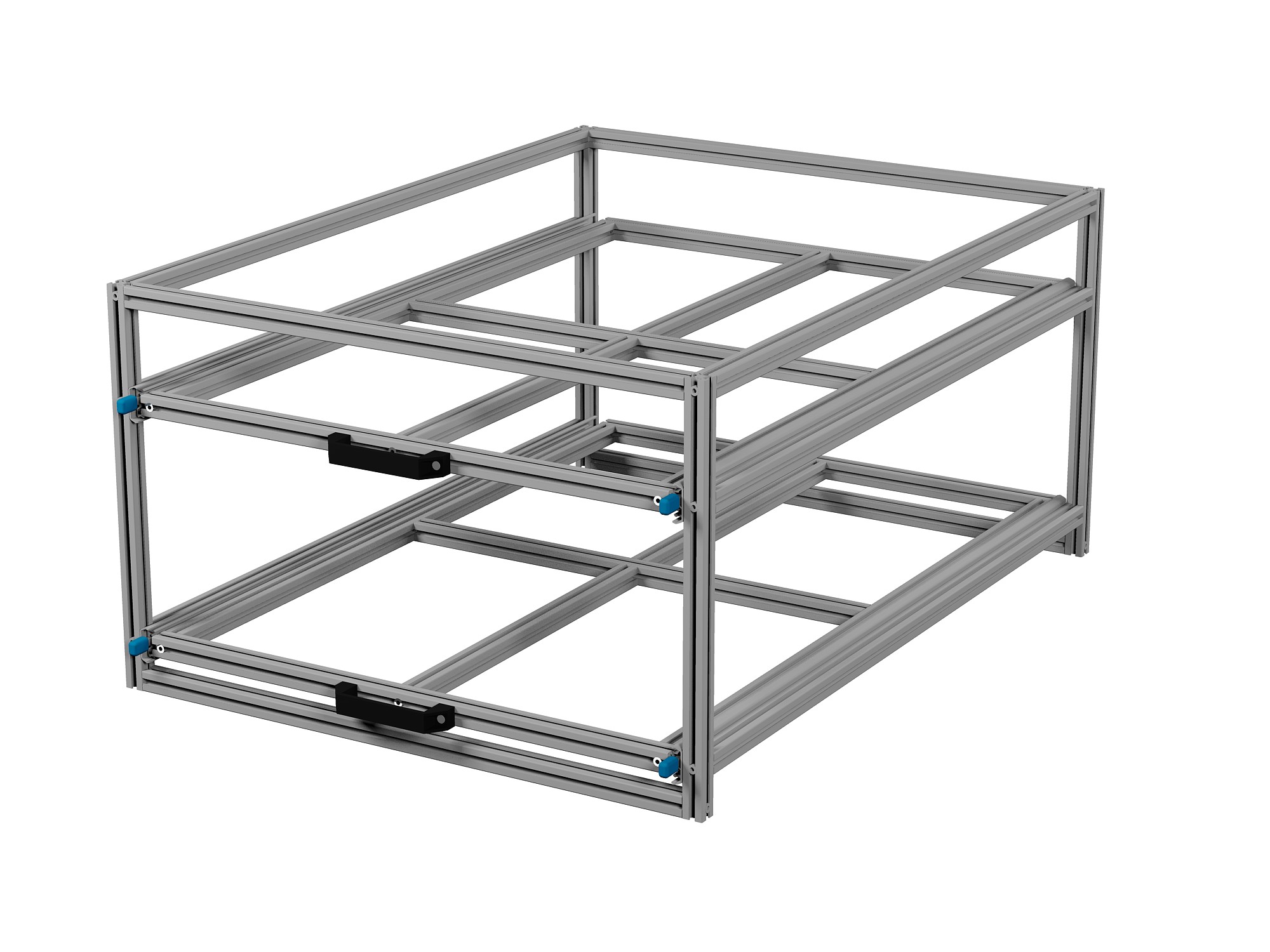 Heckauszug 800 x 1200 mm Euroboxen für Camper, Caravan, Wohnmobil & Nutzfahrzeuge, 220 kg Tragkraft, Typ 34, ohne Euroboxen