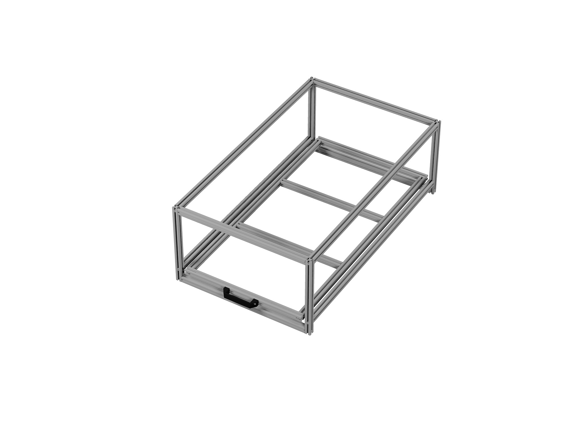 Heckauszug 600 x 1200 mm Euroboxen für Camper, Caravan, Wohnmobil & Nutzfahrzeuge, 70 kg Tragkraft, Typ 43, ohne Euroboxen