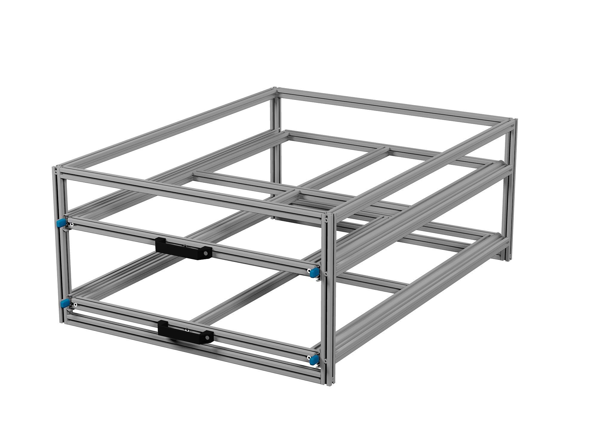 Heckauszug 800 x 1200 mm Euroboxen für Camper, Caravan, Wohnmobil & Nutzfahrzeuge, 220 kg Tragkraft, Typ 33, ohne Euroboxen